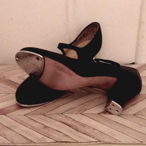 Taffy's Shoes - Vtg Taffy's Tap Shoes Size 7.5 Big Girl